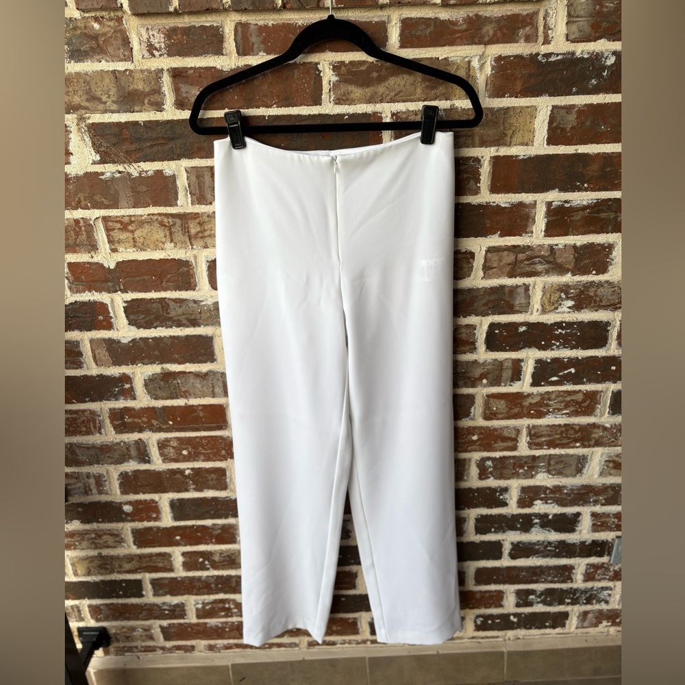 Joseph Ribkoff White Straight Leg Pants Size 8